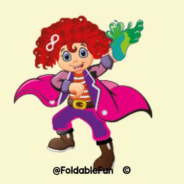 A girl pirate dressed in pink