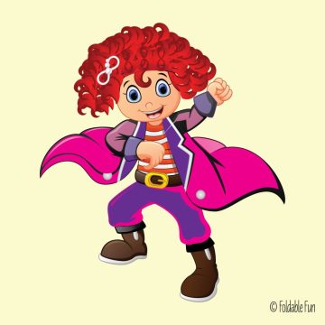 A girl pirate dressed in pink