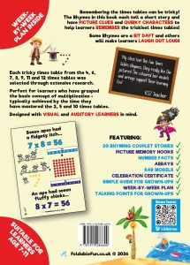 FUN Times Tables Rhymes! Making learning the 20 trickiest Times Tables FUN and EASY!